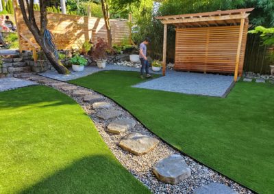 artificial grass installation