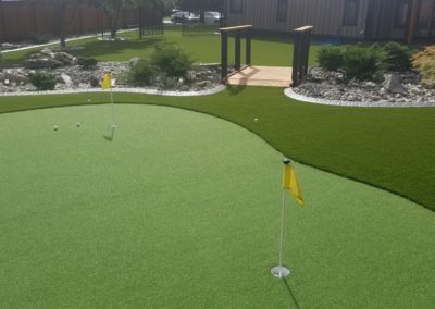 backyard putting green