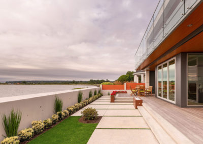 artificial grass at a beautiful home