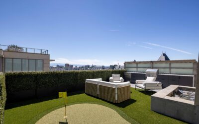 Artificial Grass for Rooftop Patios